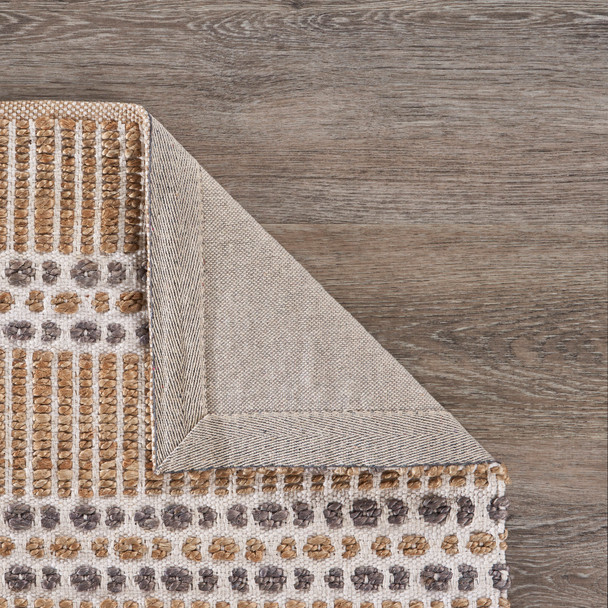 LR Home Natural Fiber 03376 Natural Gray Rug