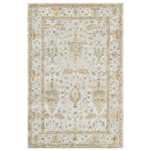 LR Home Vintage 81925 Silver Taupe Cream Rug