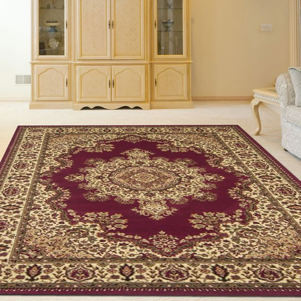 Radici Castello 1191 Burgundy Rug