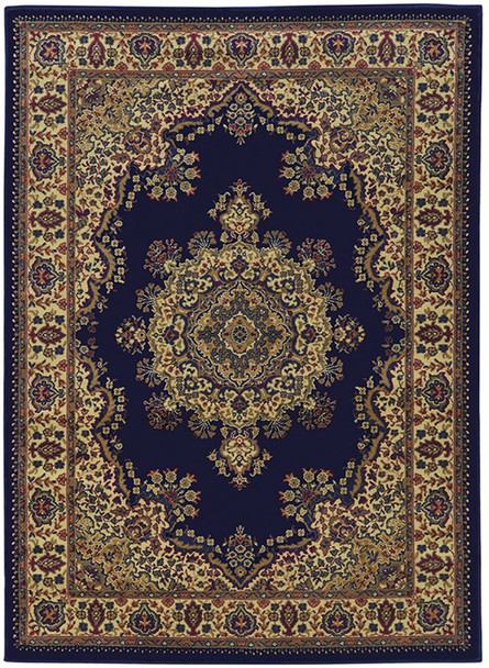 Radici Castello 1191 Navy Rug