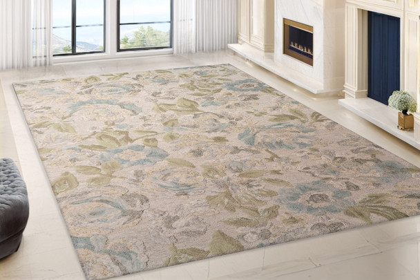 Dynamic Daisy 9092 499 Sage Multi Rug