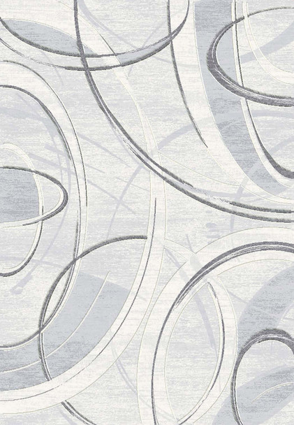 Dynamic Eclipse 63972 6696 Cream Grey Dark Grey Rug