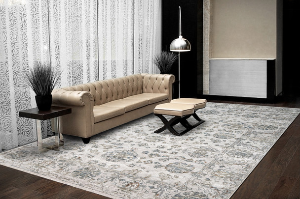 Dynamic Flare 14742 850 Beige Blue Rug