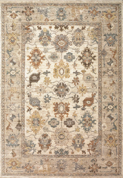 Dynamic Kashmir 18869 199 Cream Multi Rug
