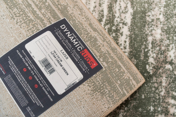 Dynamic Lazer 12675 140 Cream Green Rug