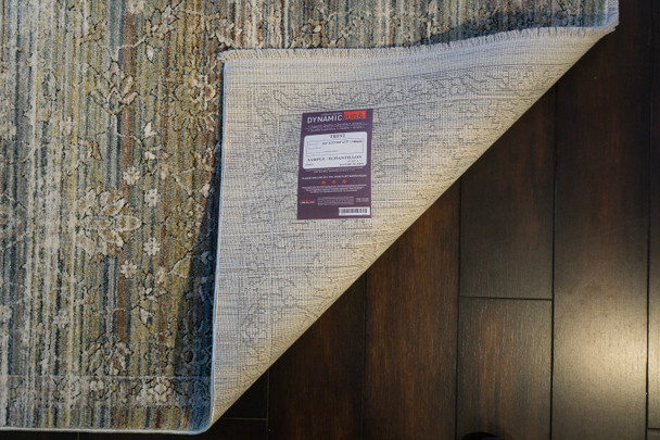 Dynamic Trevi 13254 815 Beige Cream Blue Rug