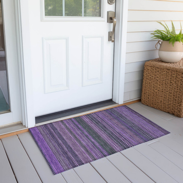 Addison Chantille ACN527 Purple Rug