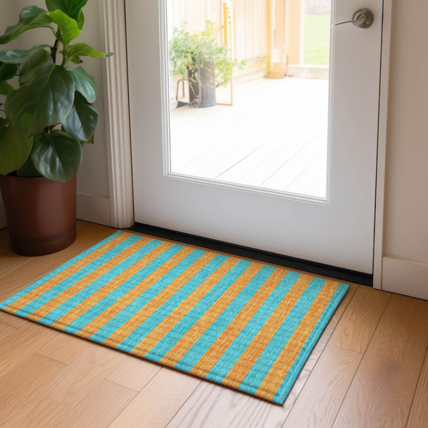 Addison Chantille ACN530 Aqua Rug