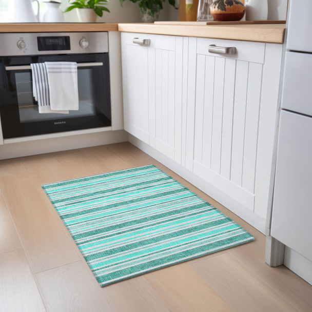 Addison Chantille ACN531 Turquoise Rug