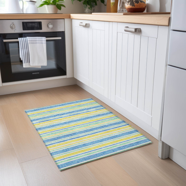 Addison Chantille ACN531 Yellow Rug