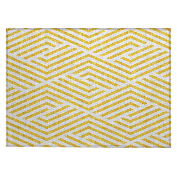 Addison Chantille ACN550 Yellow Rug