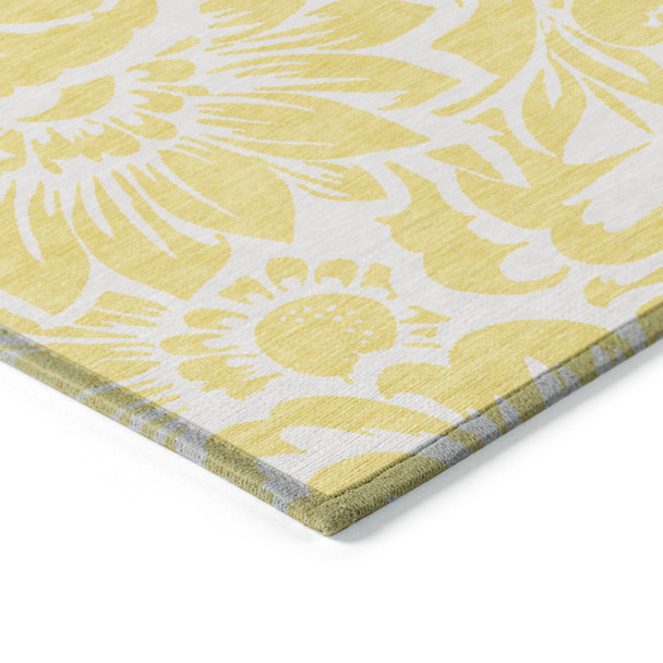 Addison Chantille ACN551 Yellow Rug