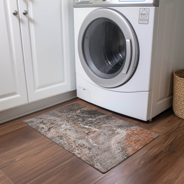 Addison Chantille ACN588 Terracotta Rug