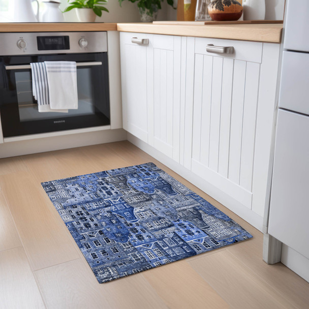Addison Chantille ACN600 Blue Rug