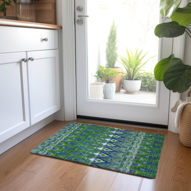 Addison Chantille ACN617 Green Rug