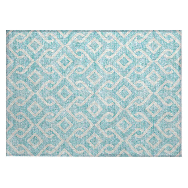 Addison Chantille ACN621 Aqua Rug