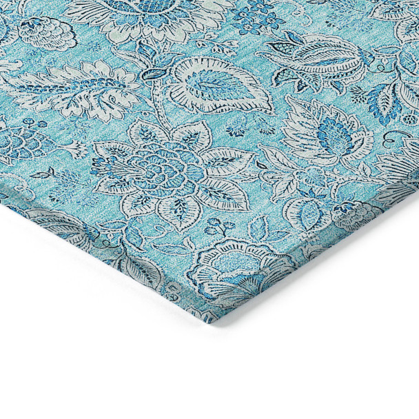 Addison Chantille ACN662 Aqua Rug