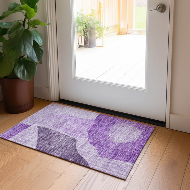 Addison Chantille ACN665 Eggplant Rug