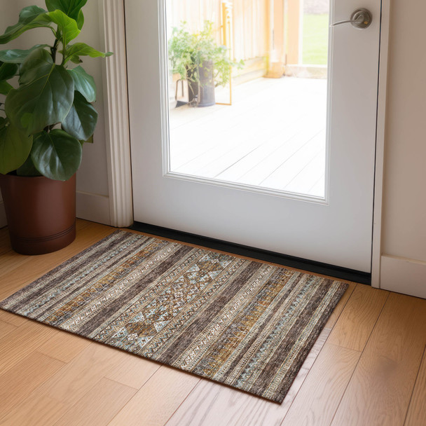 Addison Chantille ACN714 Chocolate Rug