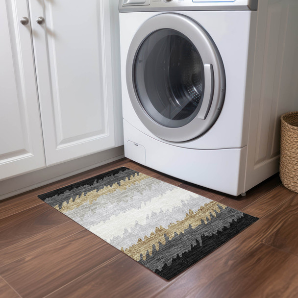Addison Chantille ACN736 Black Rug