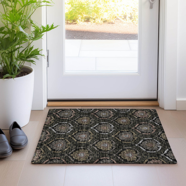 Addison Chantille ACN809 Black Rug