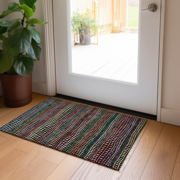 Addison Chantille ACN823 Black Rug