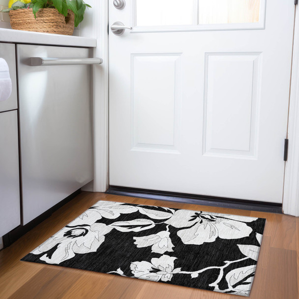 Addison Chantille ACN857 Black Rug