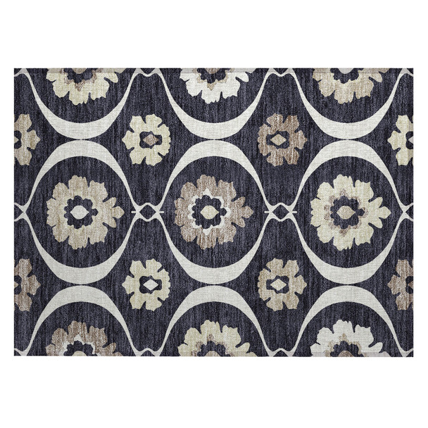 Addison Chantille ACN858 Black Rug