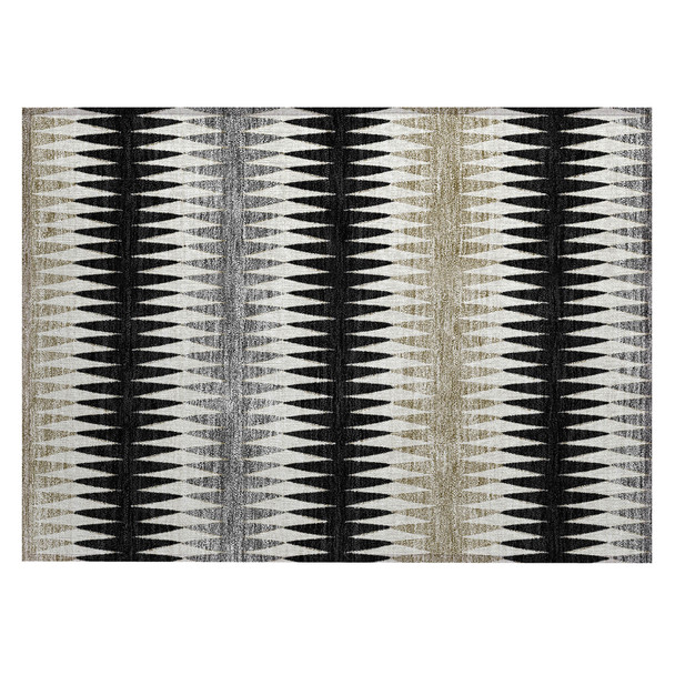 Addison Chantille ACN867 Black Rug