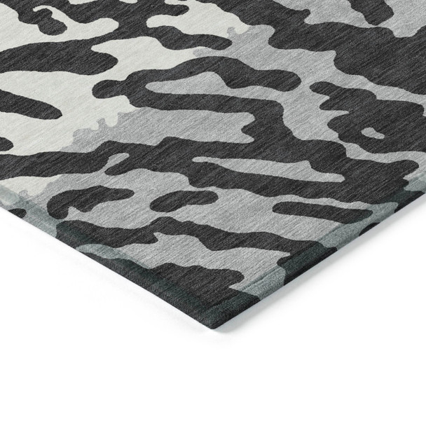 Addison Chantille ACN873 Black Rug