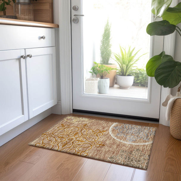 Addison Chantille ACN874 Terracotta Rug