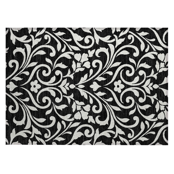 Addison Chantille ACN875 Black Rug