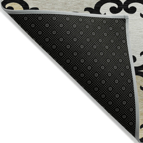Addison Chantille ACN883 Black Rug