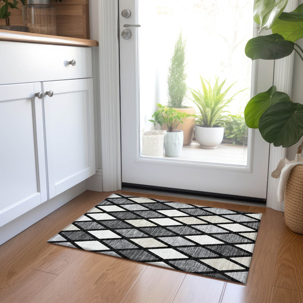 Addison Chantille ACN887 Black Rug
