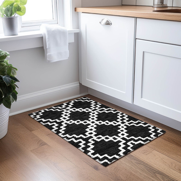 Addison Chantille ACN902 Black Rug