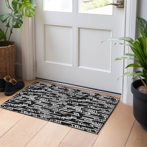 Addison Chantille ACN906 Black Rug