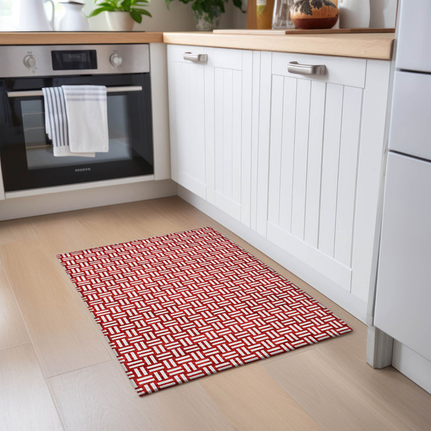 Addison Chantille ACN925 Red Rug