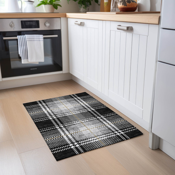 Addison Chantille ACN935 Black Rug
