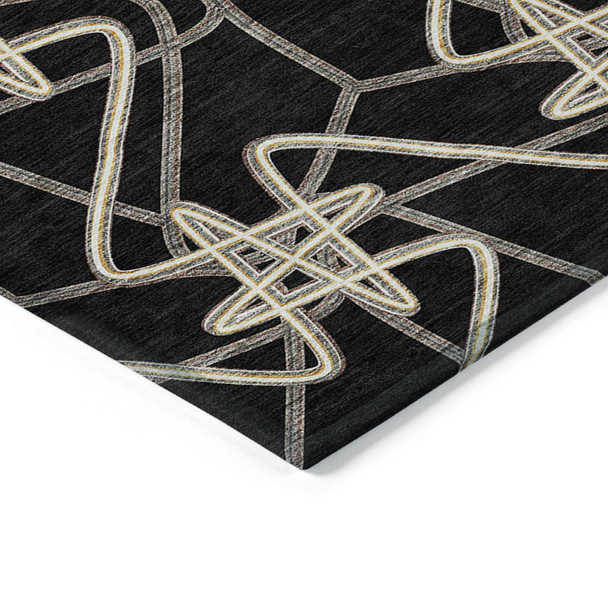 Addison Chantille ACN947 Black Rug