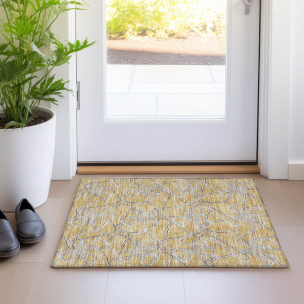Addison Chantille ACN947 Gold Rug