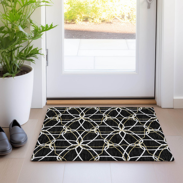 Addison Chantille ACN950 Black Rug