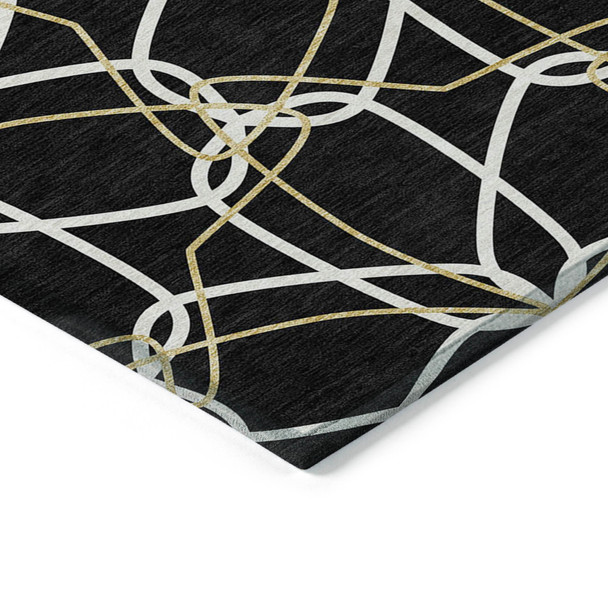 Addison Chantille ACN950 Black Rug