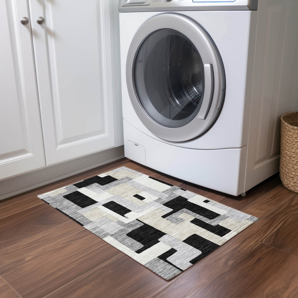 Addison Chantille ACN955 Black Rug