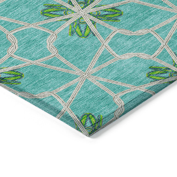 Addison Chantille ACN958 Aqua Rug