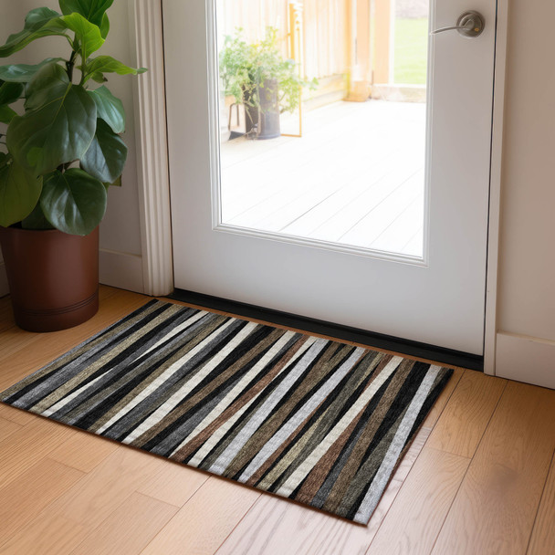 Addison Chantille ACN997 Black Rug