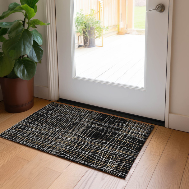 Addison Chantille ACN998 Black Rug