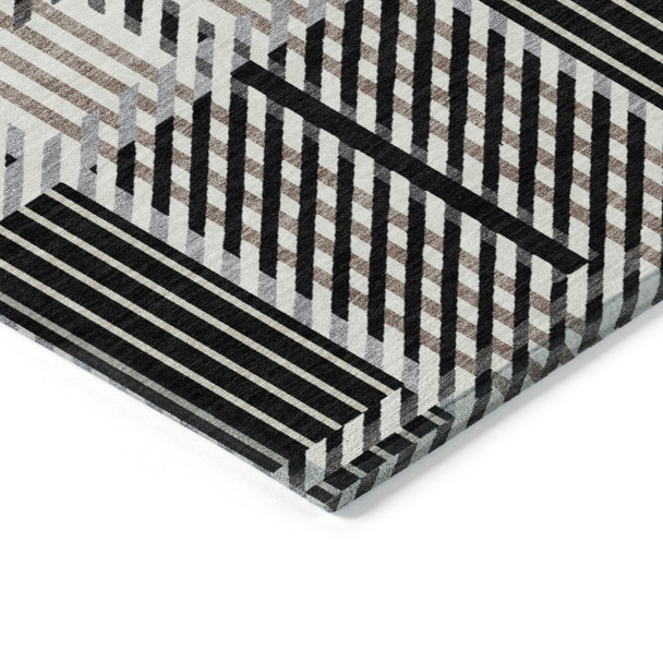 Addison Chantille ACN1000 Black Rug