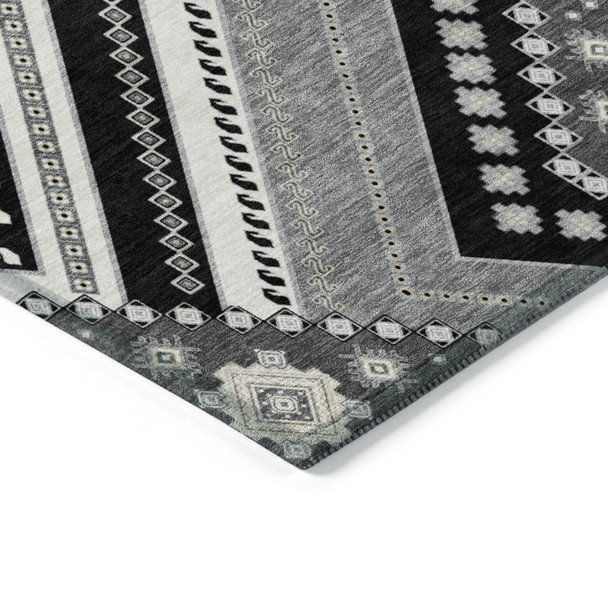 Addison Chantille ACN1010 Black Rug