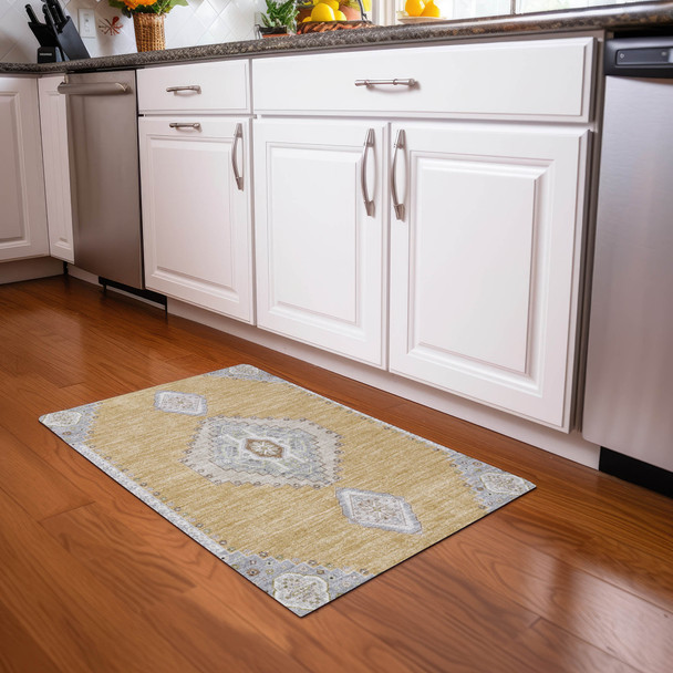 Addison Chantille ACN1014 Gold Rug
