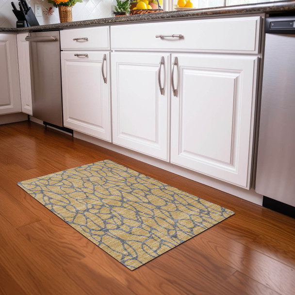 Addison Chantille ACN1023 Gold Rug